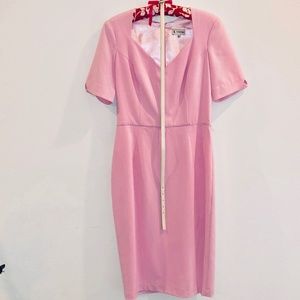 Tailored Pink Ava & Aiden SheathDress